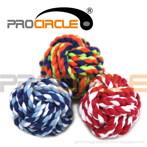 Pet Nuts Multipet Knots Cotton Rope Strengthen Teeth Ball Toy (PC-KB1001)